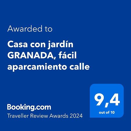 Casa En Granada Con Hermoso Jardin, Parking Calle Kültér fotó